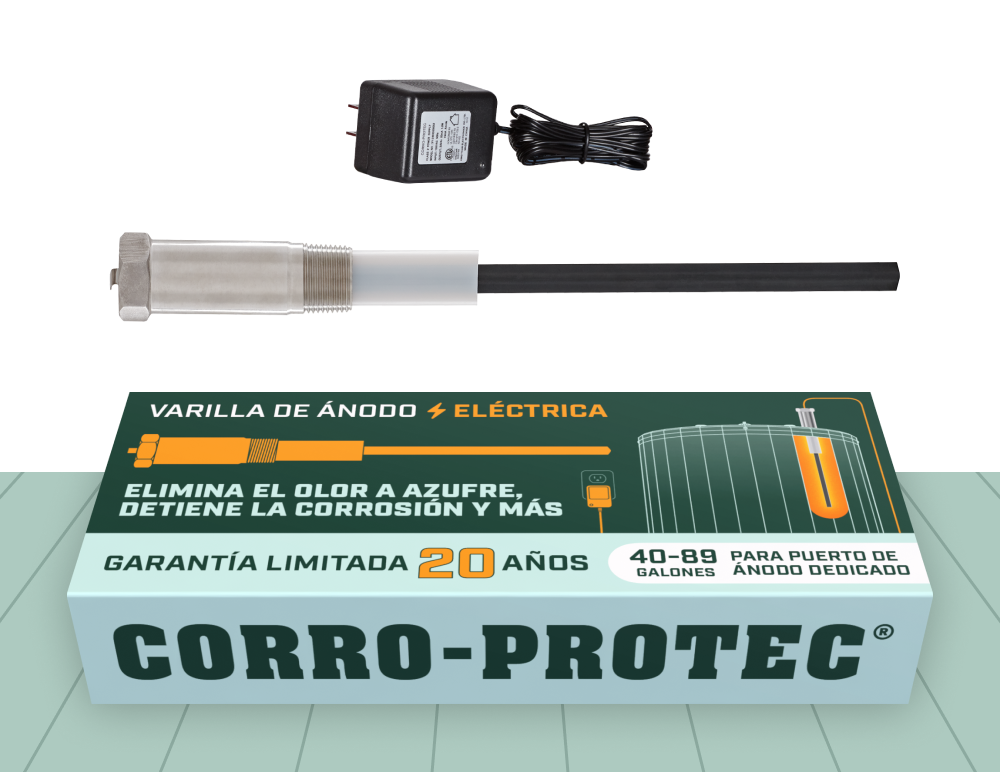 Varilla de ánodo eléctrica para calentadores de agua residenciales de 40-89 galones